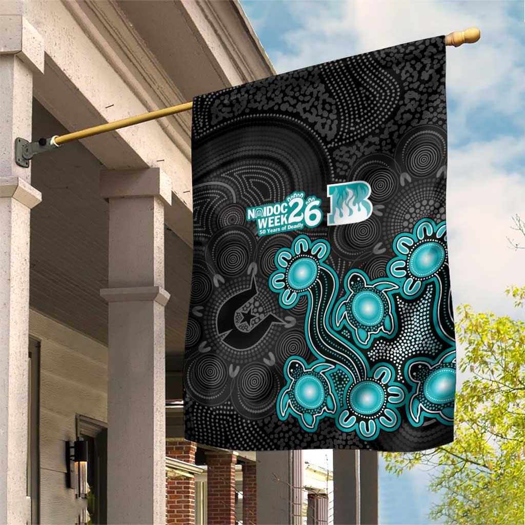 Brisbane Heat NAIDOC Week 2026 Garden Flag Sea Turtles Aboriginal Art