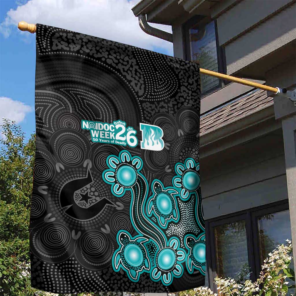 Brisbane Heat NAIDOC Week 2026 Garden Flag Sea Turtles Aboriginal Art