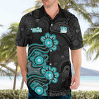 Personalised Brisbane Heat NAIDOC Week 2026 Hawaiian Shirt Sea Turtles Aboriginal Art