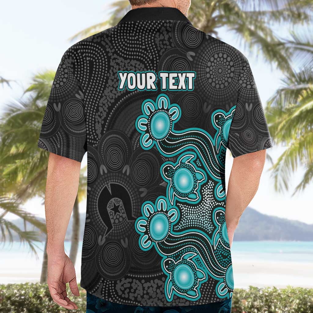 Personalised Brisbane Heat NAIDOC Week 2026 Hawaiian Shirt Sea Turtles Aboriginal Art