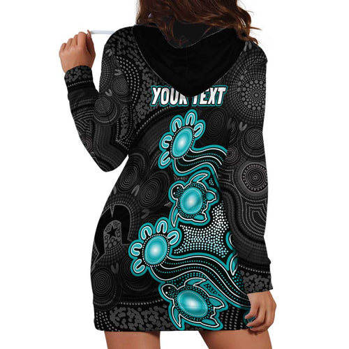 Personalised Brisbane Heat NAIDOC Week 2026 Hoodie Dress Sea Turtles Aboriginal Art
