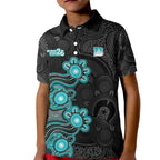 Personalised Brisbane Heat NAIDOC Week 2026 Kid Polo Shirt Sea Turtles Aboriginal Art