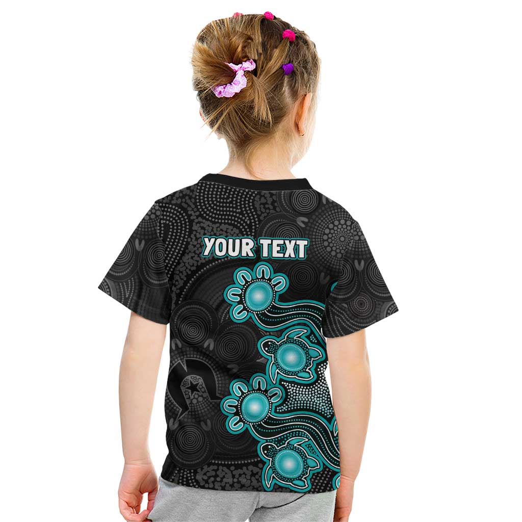 Personalised Brisbane Heat NAIDOC Week 2026 Kid T Shirt Sea Turtles Aboriginal Art