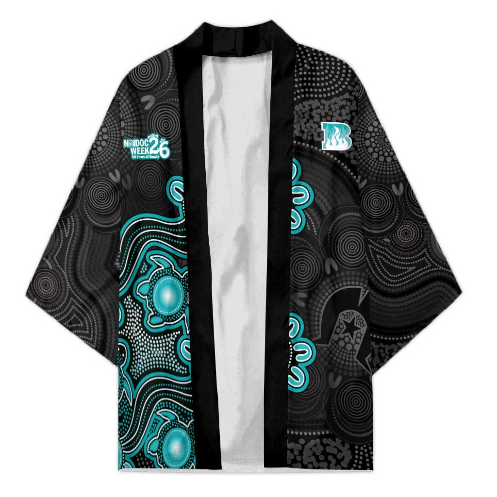 Personalised Brisbane Heat NAIDOC Week 2026 Kimono Sea Turtles Aboriginal Art