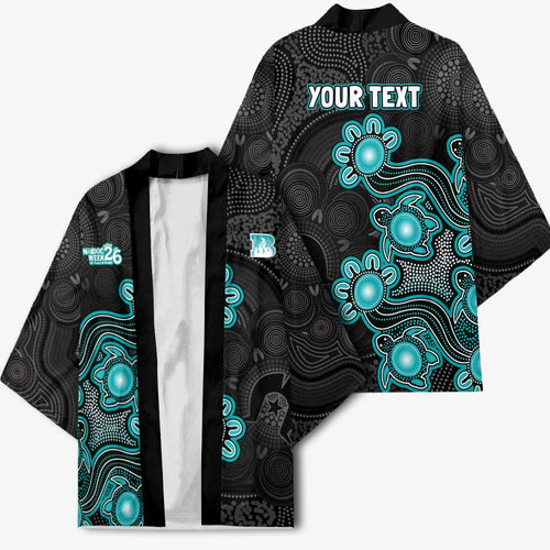 Personalised Brisbane Heat NAIDOC Week 2026 Kimono Sea Turtles Aboriginal Art