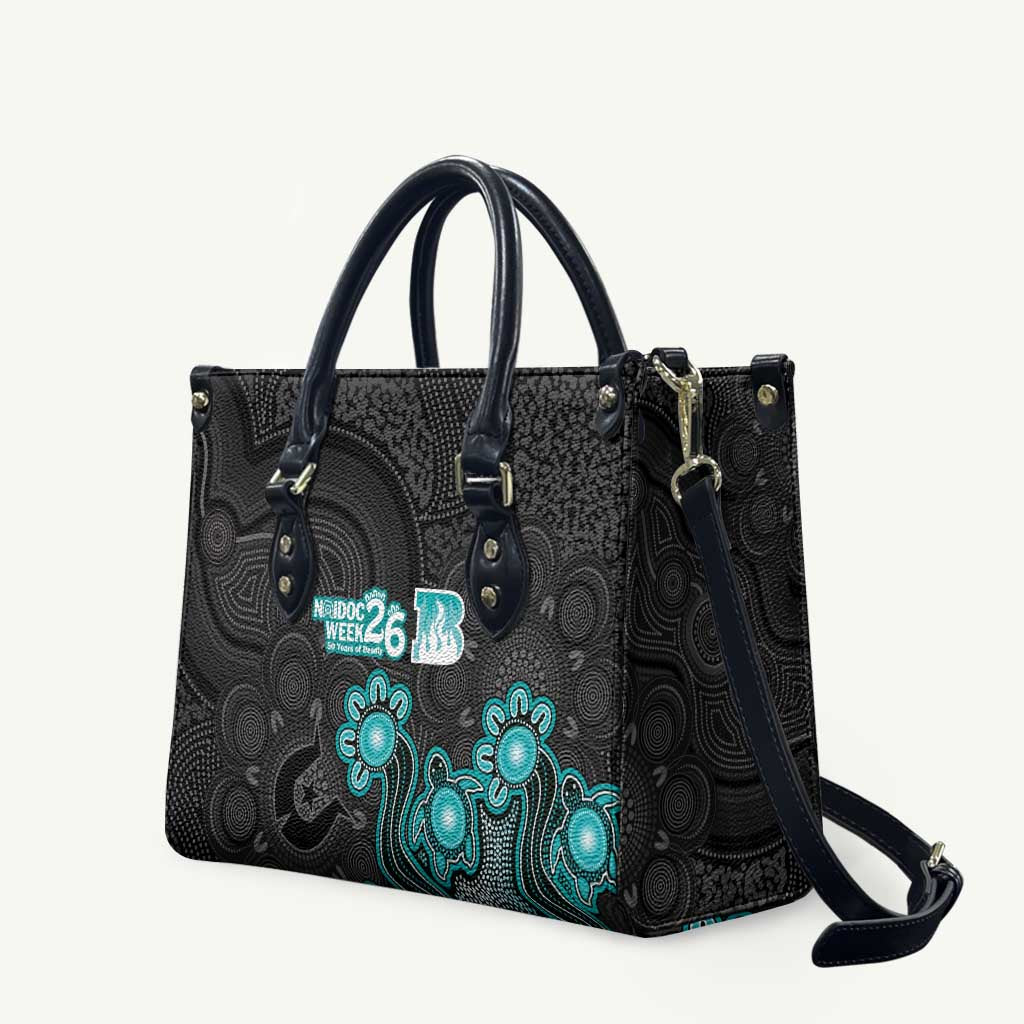 Brisbane Heat NAIDOC Week 2026 Leather Bag Sea Turtles Aboriginal Art