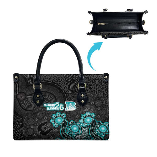 Brisbane Heat NAIDOC Week 2026 Leather Bag Sea Turtles Aboriginal Art