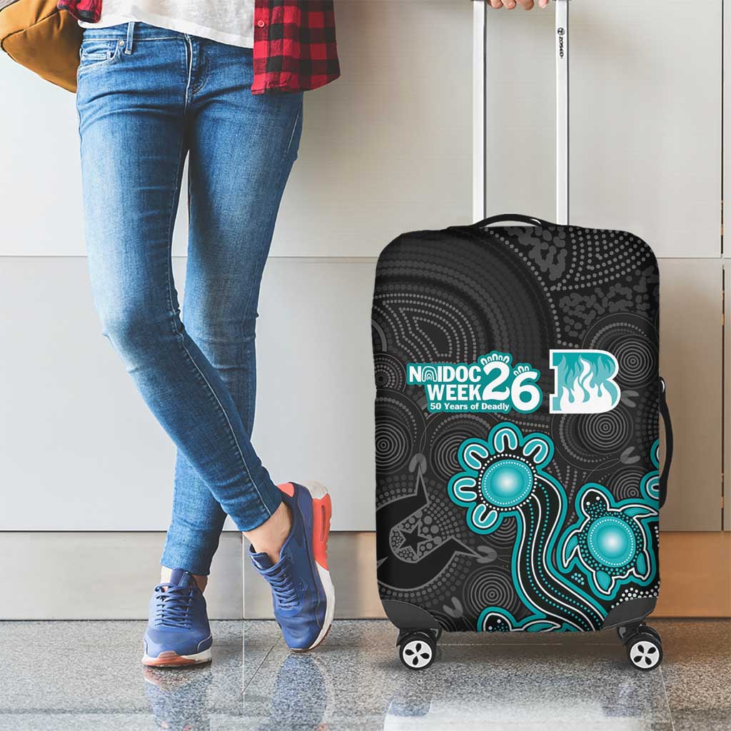 Brisbane Heat NAIDOC Week 2026 Luggage Cover Sea Turtles Aboriginal Art