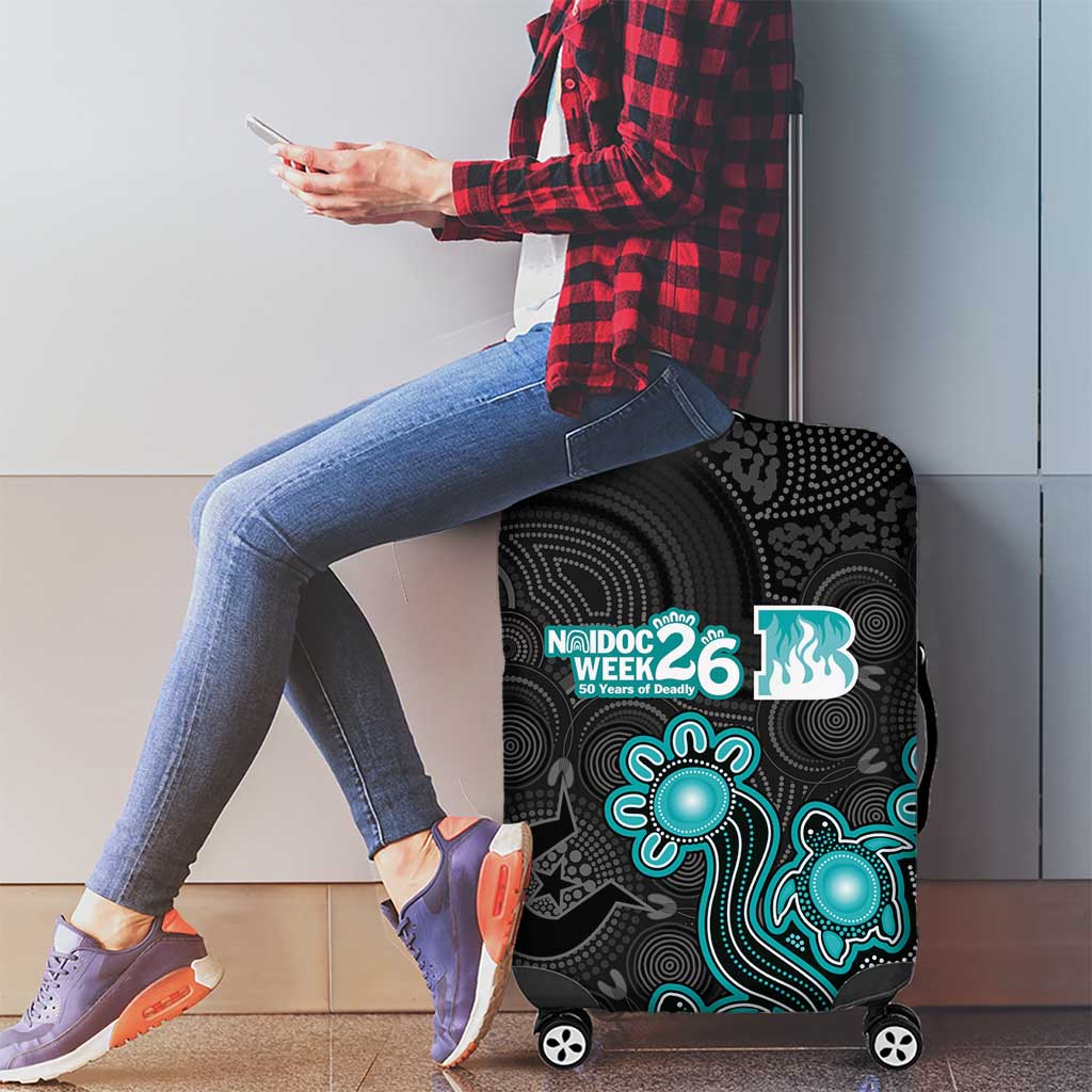 Brisbane Heat NAIDOC Week 2026 Luggage Cover Sea Turtles Aboriginal Art