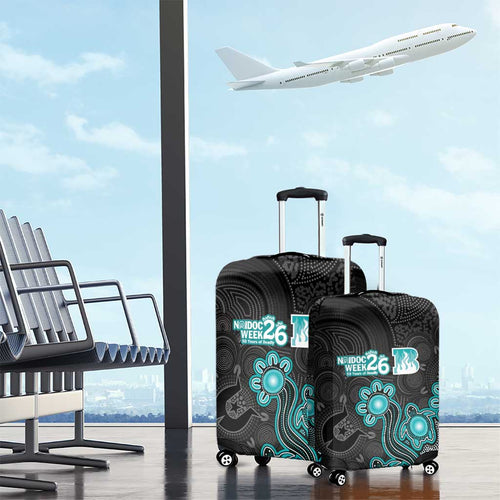 Brisbane Heat NAIDOC Week 2026 Luggage Cover Sea Turtles Aboriginal Art