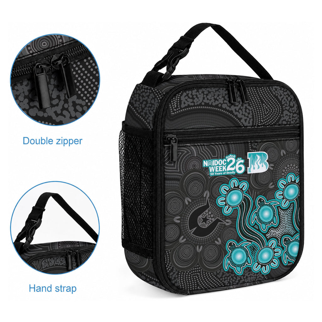 Brisbane Heat NAIDOC Week 2026 Lunch Bag Sea Turtles Aboriginal Art