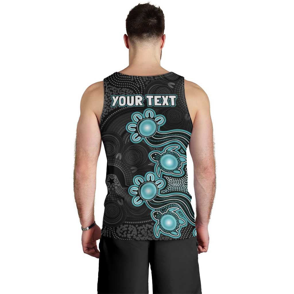 Personalised Brisbane Heat NAIDOC Week 2026 Men Tank Top Sea Turtles Aboriginal Art