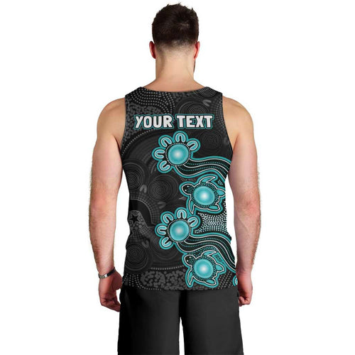 Personalised Brisbane Heat NAIDOC Week 2026 Men Tank Top Sea Turtles Aboriginal Art
