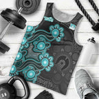 Personalised Brisbane Heat NAIDOC Week 2026 Men Tank Top Sea Turtles Aboriginal Art