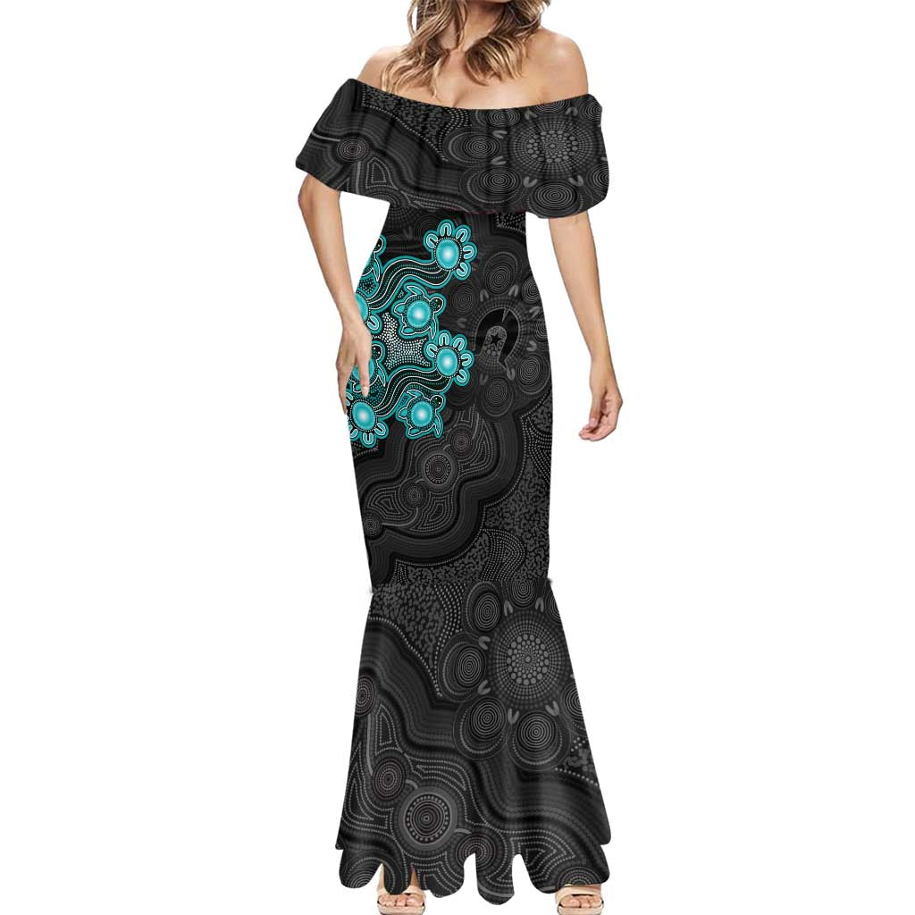 Personalised Brisbane Heat NAIDOC Week 2026 Mermaid Dress Sea Turtles Aboriginal Art