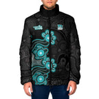 Personalised Brisbane Heat NAIDOC Week 2026 Padded Jacket Sea Turtles Aboriginal Art