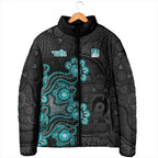 Personalised Brisbane Heat NAIDOC Week 2026 Padded Jacket Sea Turtles Aboriginal Art