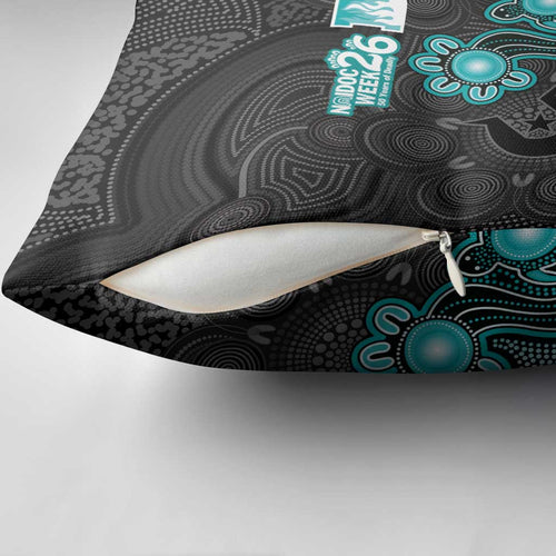 Brisbane Heat NAIDOC Week 2026 Pillow Cover Sea Turtles Aboriginal Art
