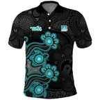 Personalised Brisbane Heat NAIDOC Week 2026 Polo Shirt Sea Turtles Aboriginal Art