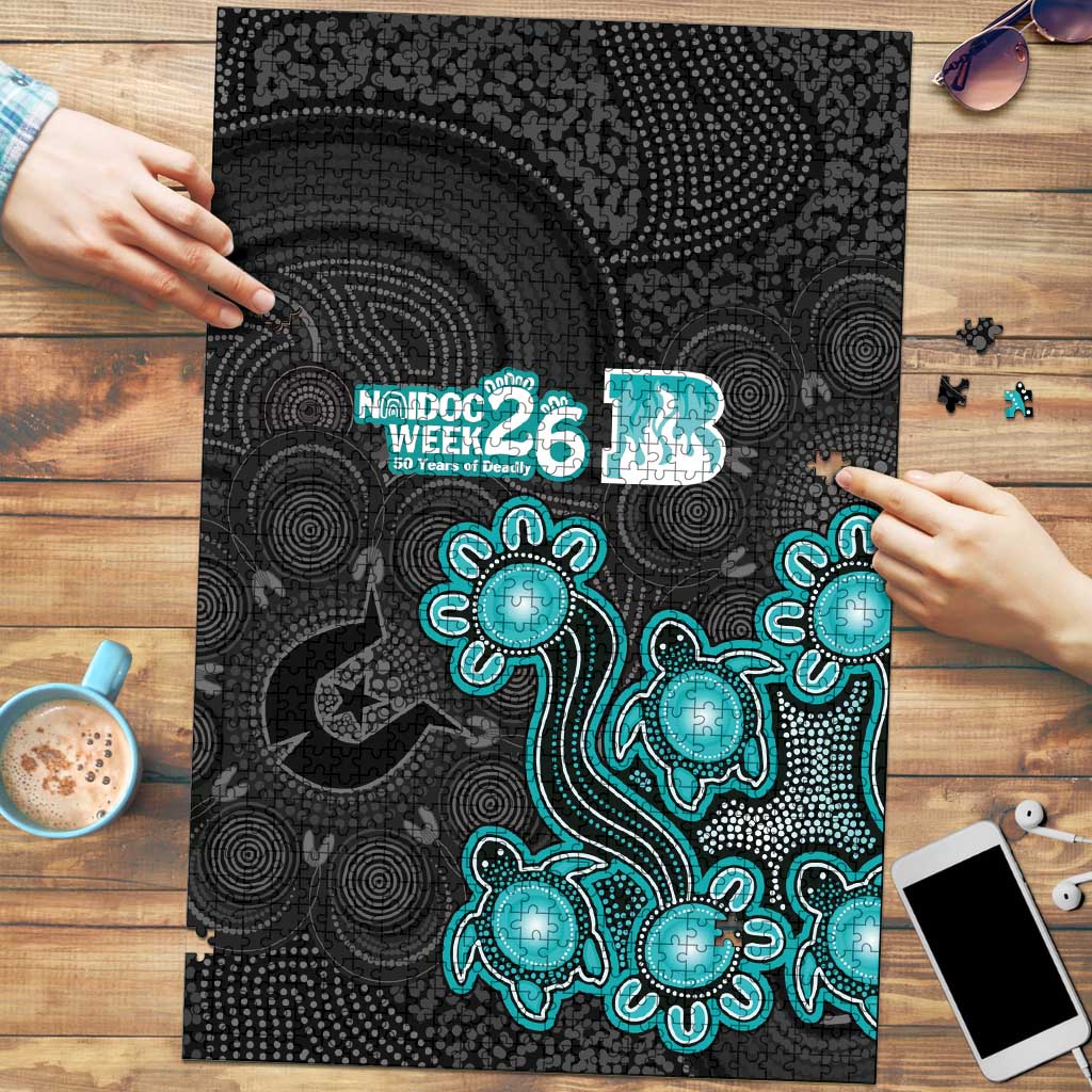 Brisbane Heat NAIDOC Week 2026 Puzzle Sea Turtles Aboriginal Art