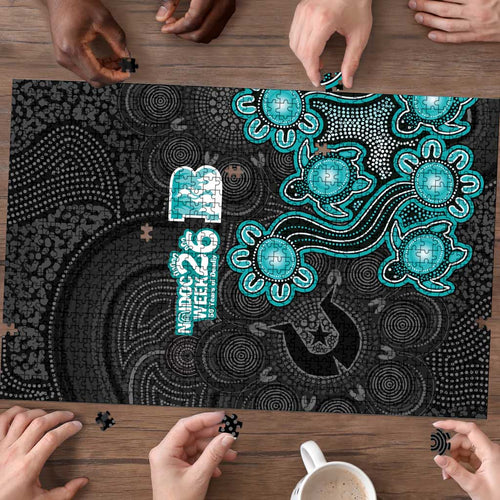 Brisbane Heat NAIDOC Week 2026 Puzzle Sea Turtles Aboriginal Art