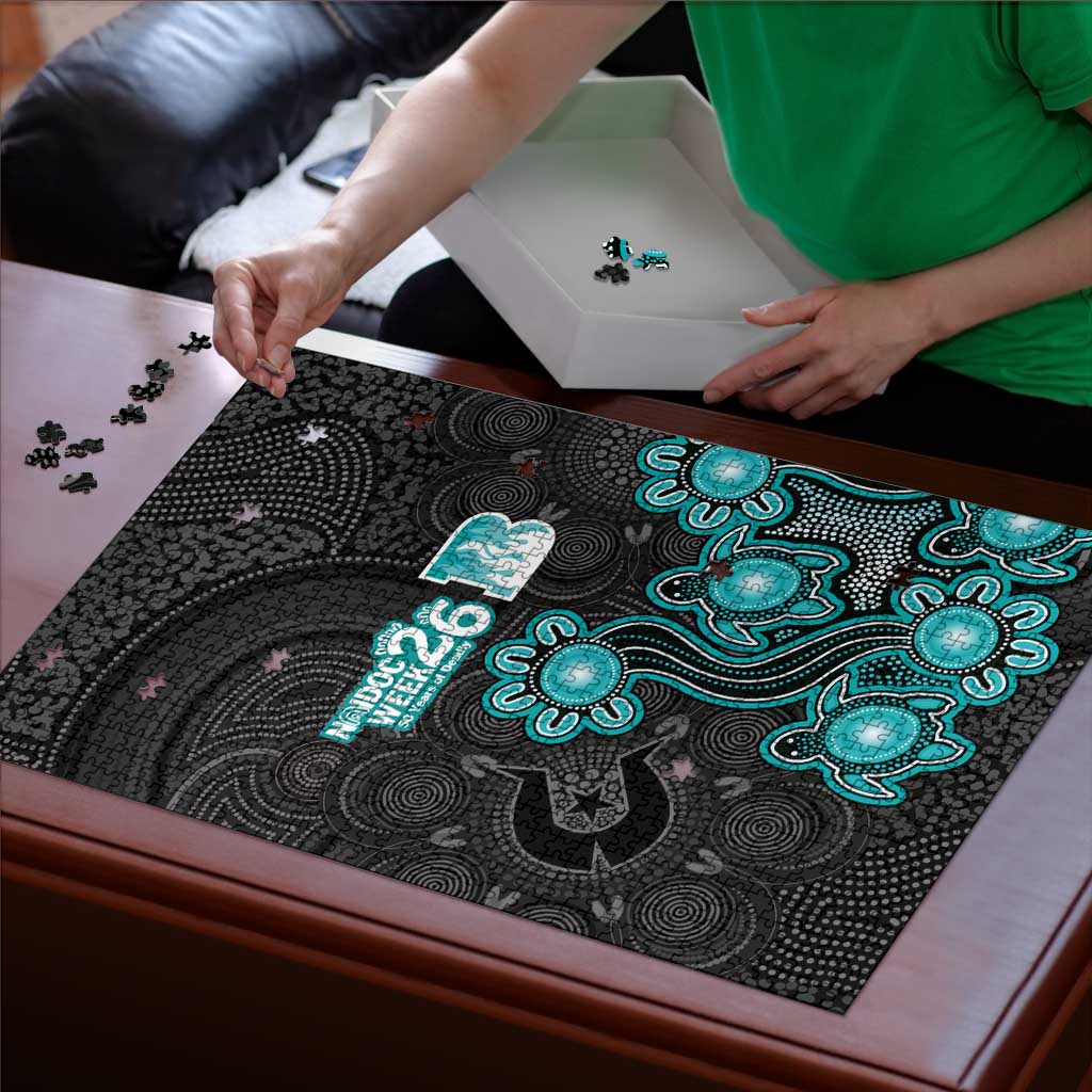 Brisbane Heat NAIDOC Week 2026 Puzzle Sea Turtles Aboriginal Art