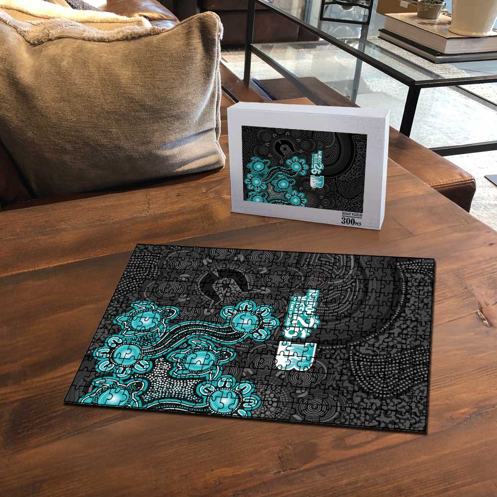 Brisbane Heat NAIDOC Week 2026 Puzzle Sea Turtles Aboriginal Art