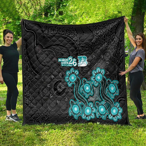 Brisbane Heat NAIDOC Week 2026 Quilt Sea Turtles Aboriginal Art
