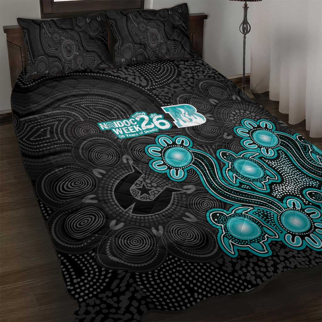 Brisbane Heat NAIDOC Week 2026 Quilt Bed Set Sea Turtles Aboriginal Art