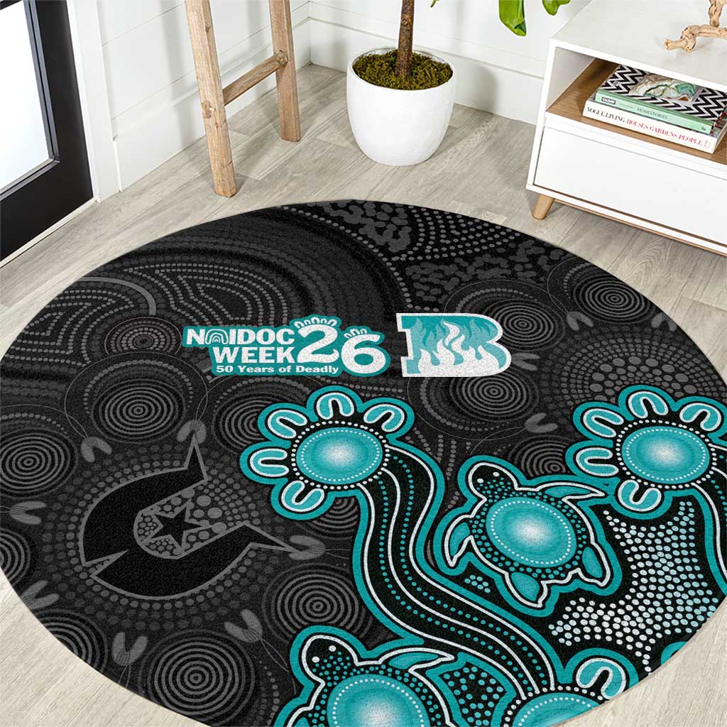 Brisbane Heat NAIDOC Week 2026 Round Carpet Sea Turtles Aboriginal Art