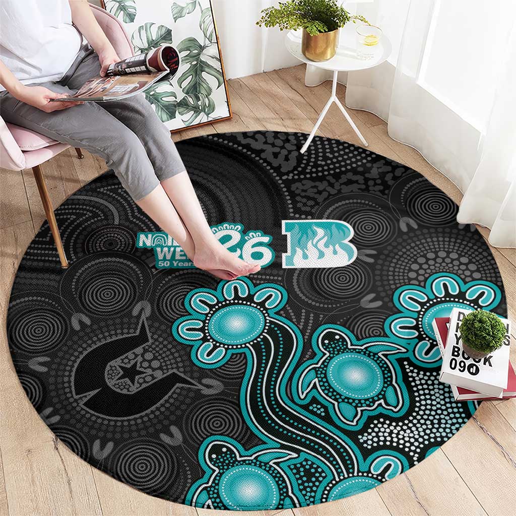 Brisbane Heat NAIDOC Week 2026 Round Carpet Sea Turtles Aboriginal Art