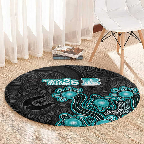 Brisbane Heat NAIDOC Week 2026 Round Carpet Sea Turtles Aboriginal Art