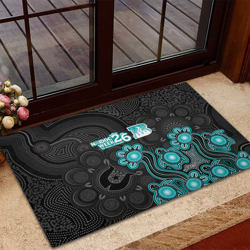 Brisbane Heat NAIDOC Week 2026 Rubber Doormat Sea Turtles Aboriginal Art