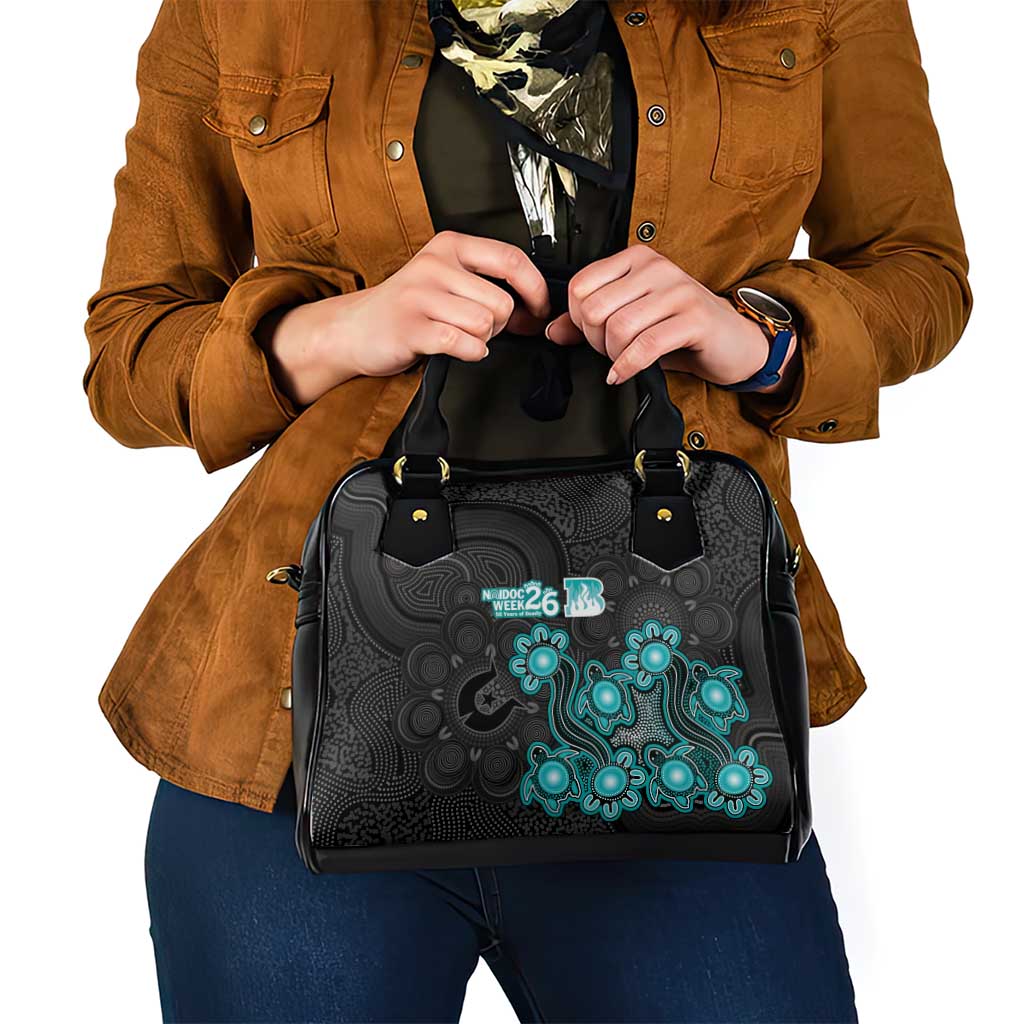 Brisbane Heat NAIDOC Week 2026 Shoulder Handbag Sea Turtles Aboriginal Art