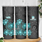 Personalised Brisbane Heat NAIDOC Week 2026 Skinny Tumbler Sea Turtles Aboriginal Art