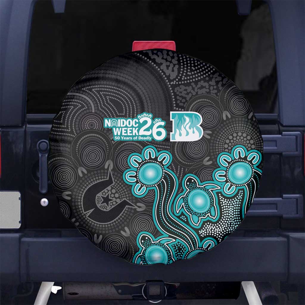 Brisbane Heat NAIDOC Week 2026 Spare Tire Cover Sea Turtles Aboriginal Art