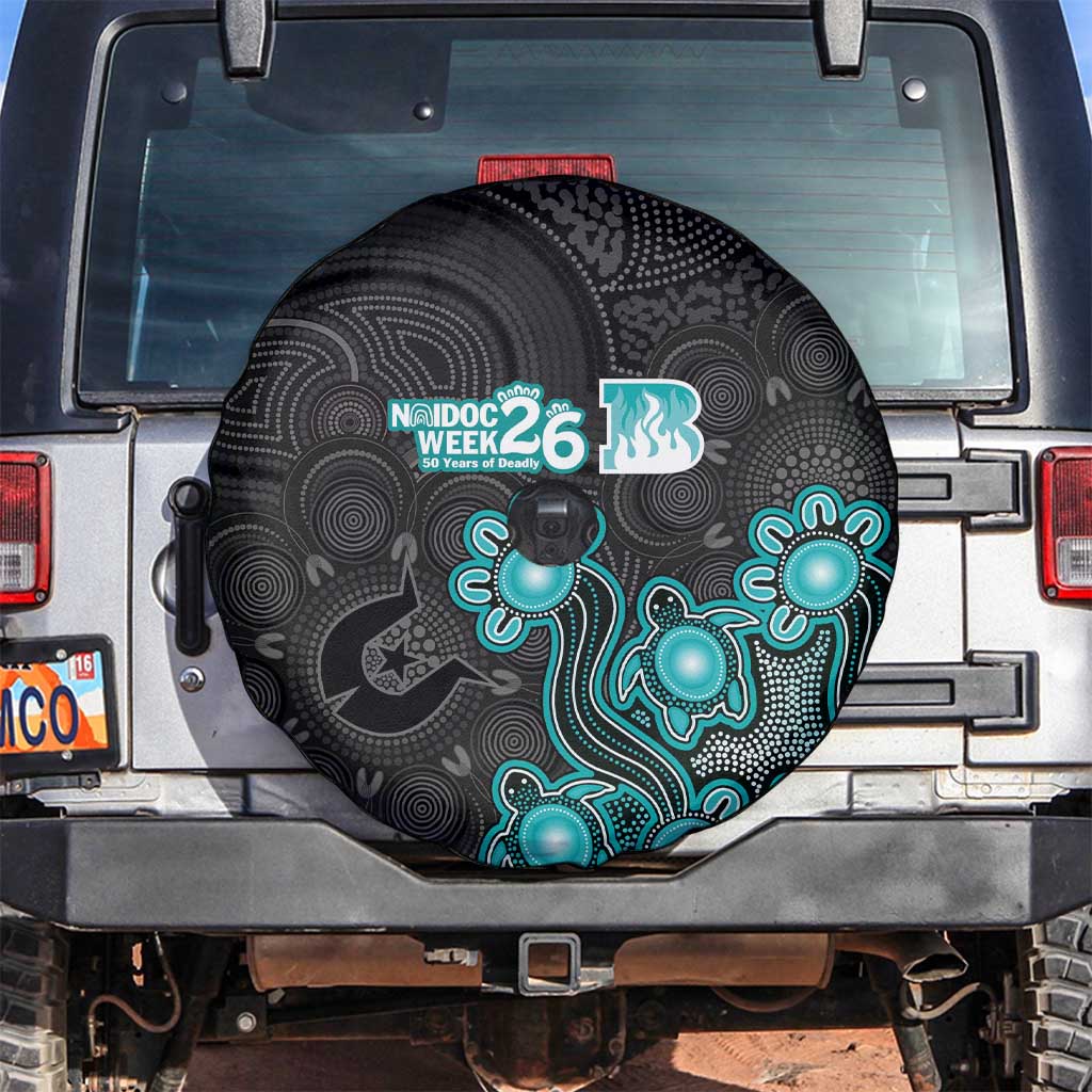 Brisbane Heat NAIDOC Week 2026 Spare Tire Cover Sea Turtles Aboriginal Art