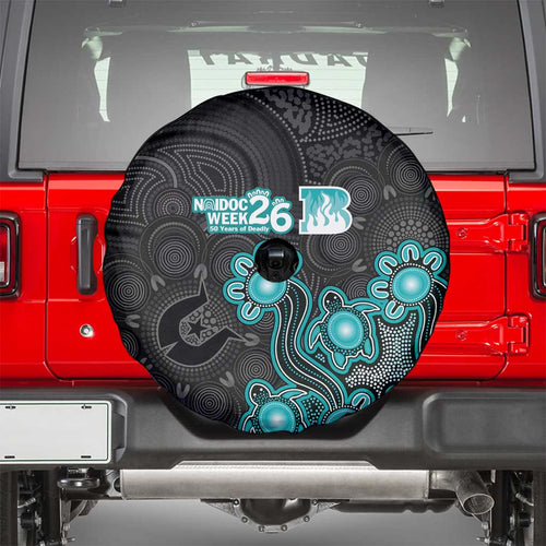 Brisbane Heat NAIDOC Week 2026 Spare Tire Cover Sea Turtles Aboriginal Art