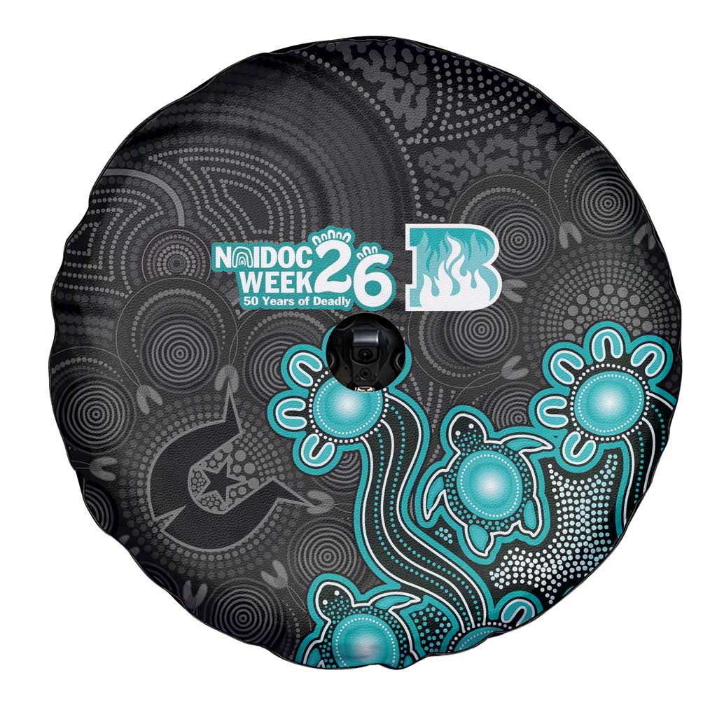 Brisbane Heat NAIDOC Week 2026 Spare Tire Cover Sea Turtles Aboriginal Art