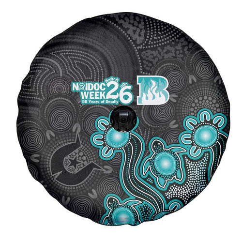 Brisbane Heat NAIDOC Week 2026 Spare Tire Cover Sea Turtles Aboriginal Art