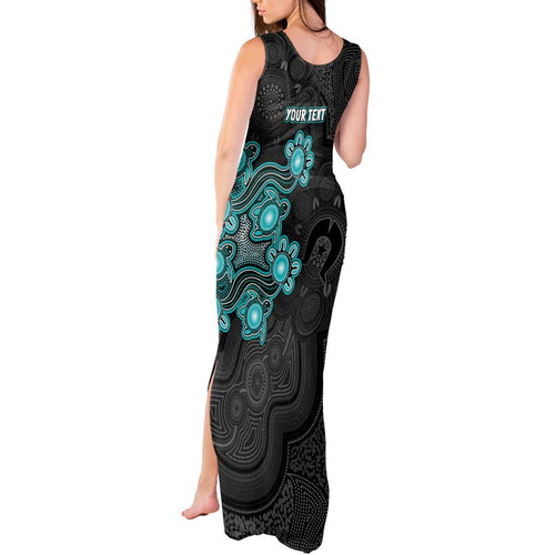 Personalised Brisbane Heat NAIDOC Week 2026 Tank Maxi Dress Sea Turtles Aboriginal Art