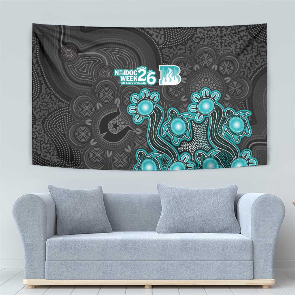 Brisbane Heat NAIDOC Week 2026 Tapestry Sea Turtles Aboriginal Art