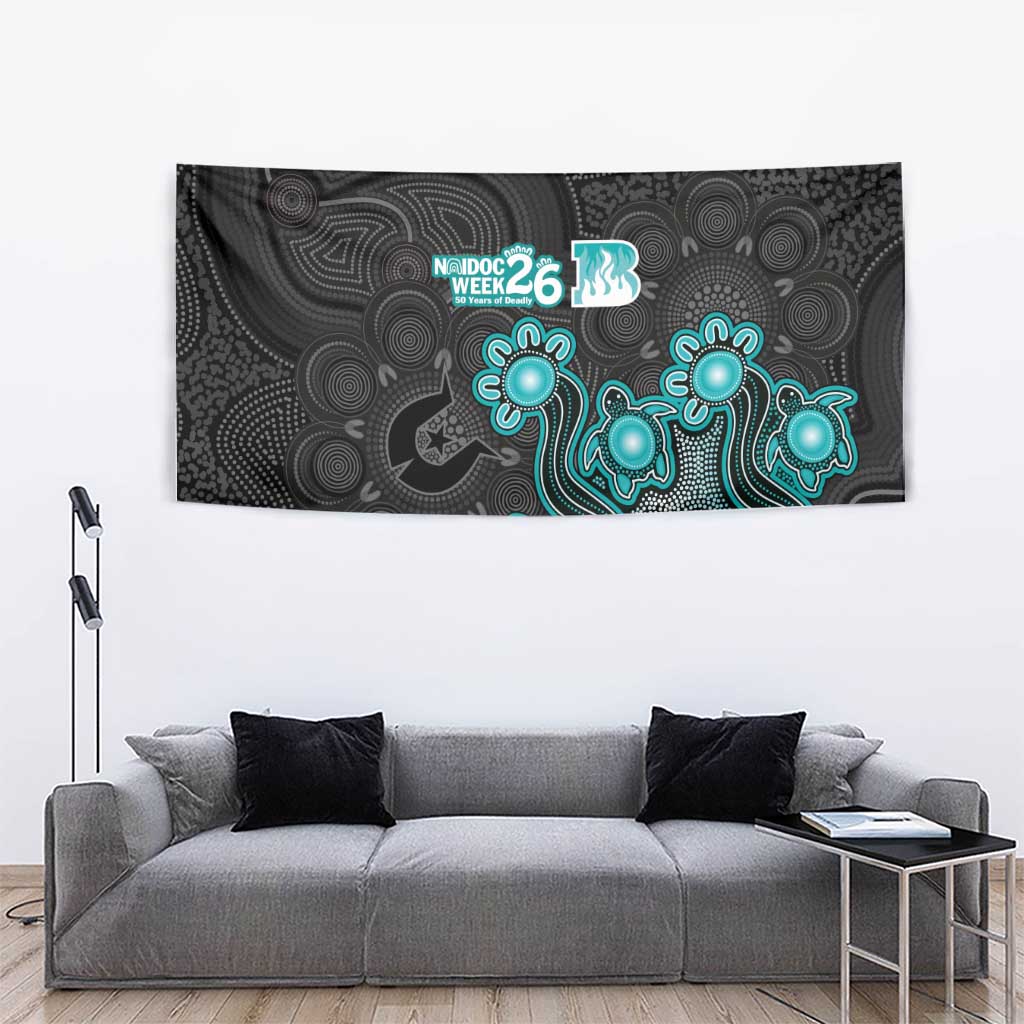 Brisbane Heat NAIDOC Week 2026 Tapestry Sea Turtles Aboriginal Art