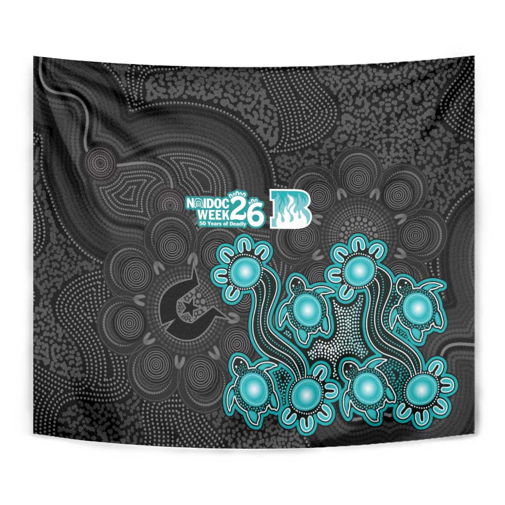Brisbane Heat NAIDOC Week 2026 Tapestry Sea Turtles Aboriginal Art