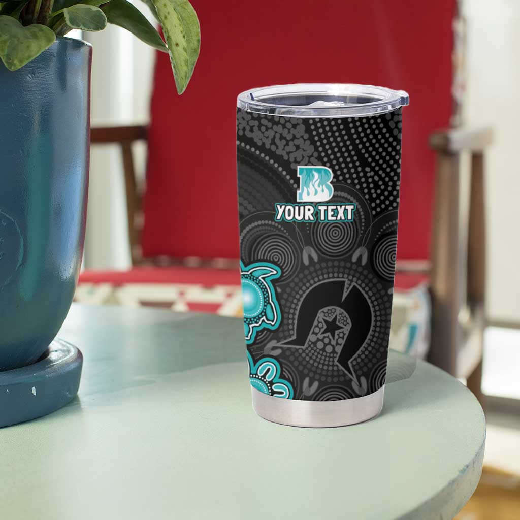 Personalised Brisbane Heat NAIDOC Week 2026 Tumbler Cup Sea Turtles Aboriginal Art