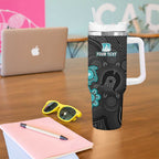 Personalised Brisbane Heat NAIDOC Week 2026 Tumbler With Handle Sea Turtles Aboriginal Art