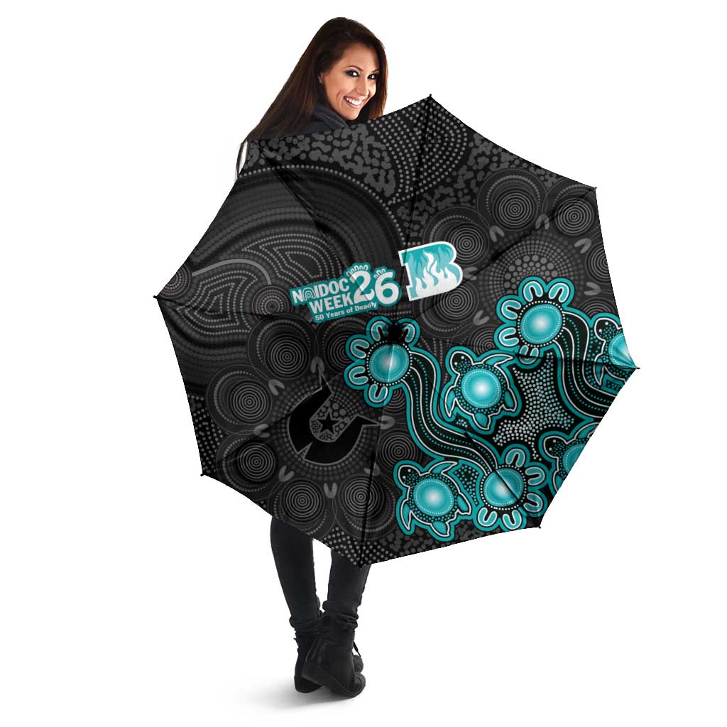 Brisbane Heat NAIDOC Week 2026 Umbrella Sea Turtles Aboriginal Art