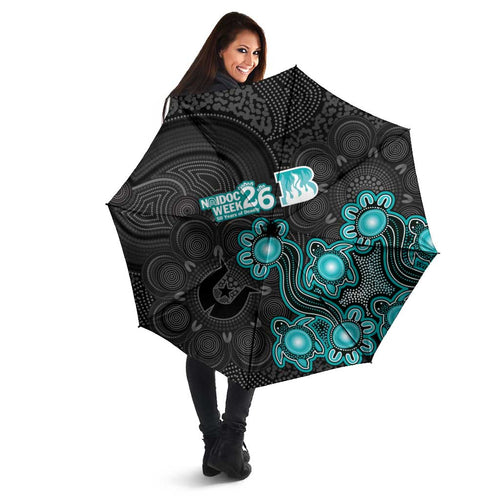 Brisbane Heat NAIDOC Week 2026 Umbrella Sea Turtles Aboriginal Art