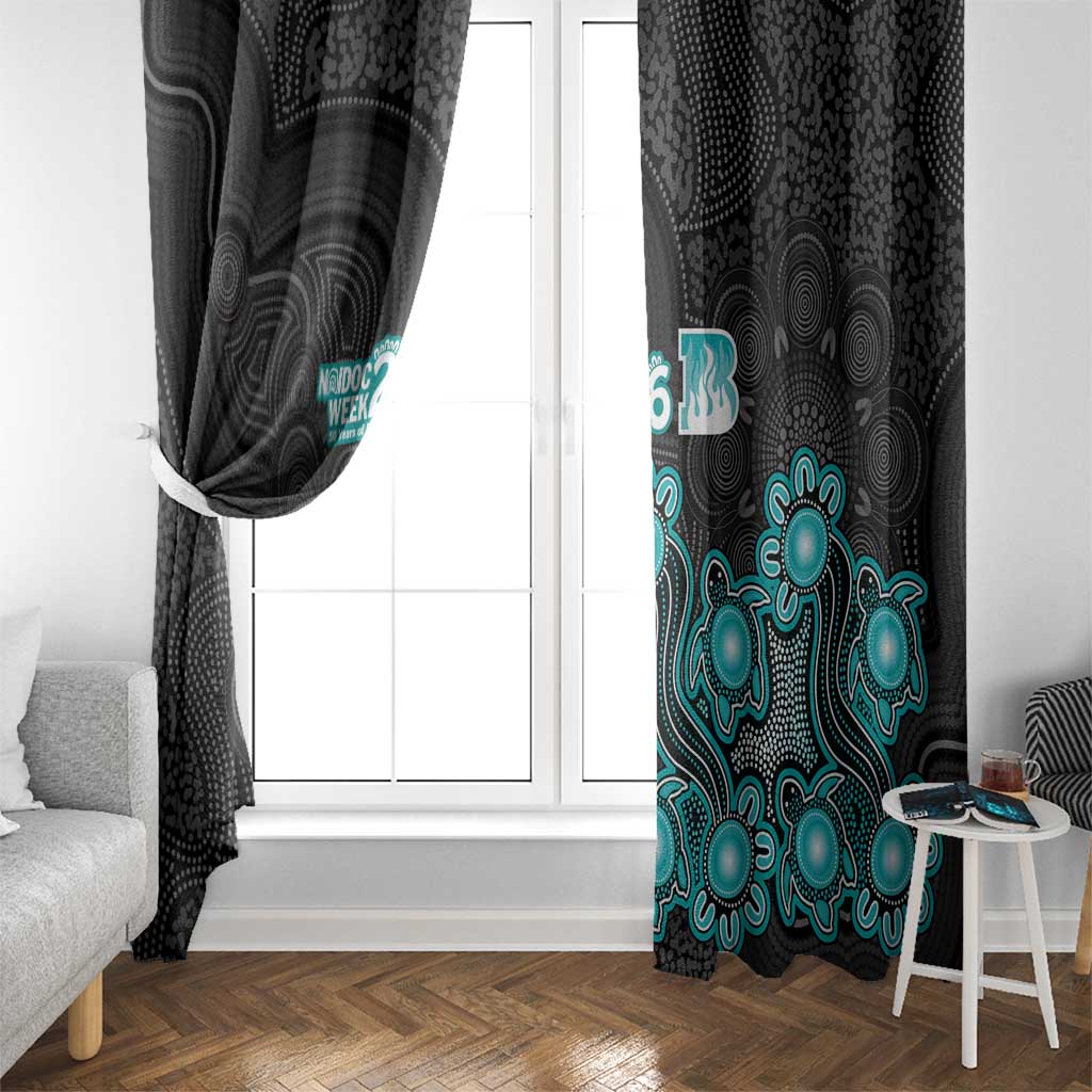 Brisbane Heat NAIDOC Week 2026 Window Curtain Sea Turtles Aboriginal Art