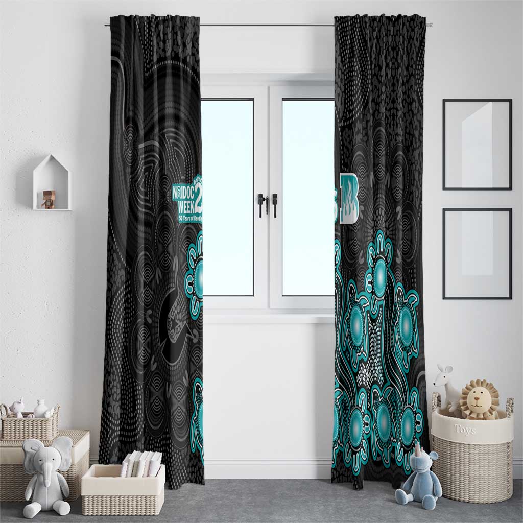 Brisbane Heat NAIDOC Week 2026 Window Curtain Sea Turtles Aboriginal Art